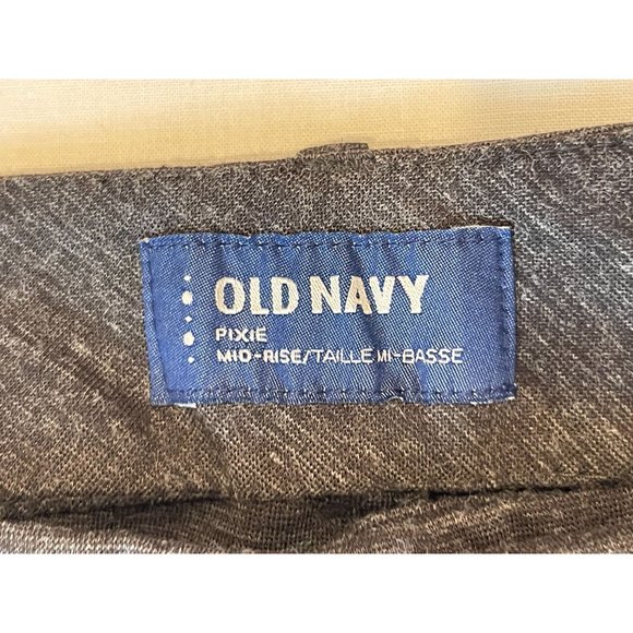 Old Navy Womens Pixie Skinny Ankle Pants High-Waisted Dark Heathered Gray SZ W29 - Picture 8 of 8